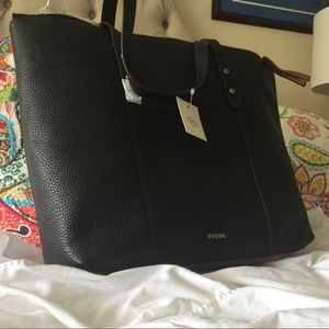 Fossil Jenna Tote Black